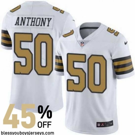New Orleans Saints vs Atlanta Falcons Signature Series Jersey #50 | 2025