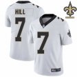 Sublimated Design Hill #7 Black and Gold Game-Worn Jersey - New Orleans Saints Franchise Edition