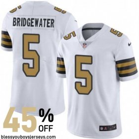Reinforced Stitching Bridgewater #5 The Big Easy Authentic Jersey - New Orleans Saints Team Official Reinforced Stitching Bridgewater #5 The Big Easy Authentic Jersey - New Orleans Saints Team Official