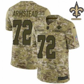 Reinforced Stitching Armstead #72 Who Dat Nation Elite Jersey - New Orleans Saints Organization Authentic