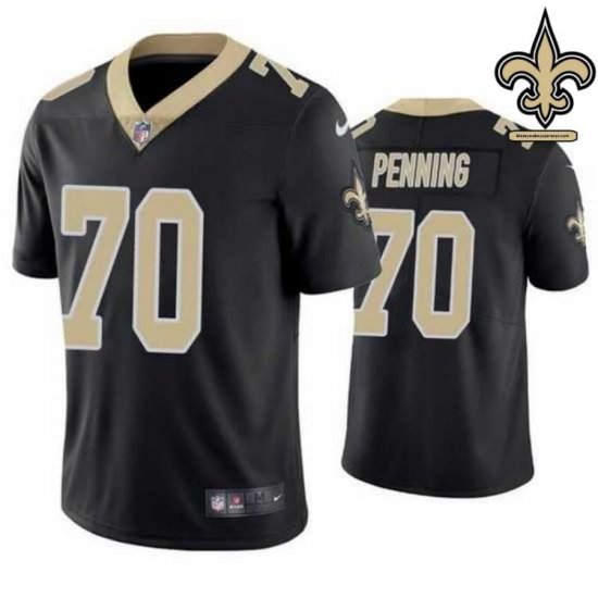 Twill Embroidered New Orleans Saints Finish Strong Jersey #70 - Penning MVP Series