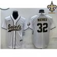 Sublimated Design Mathieu #32 Legendary Player Collection - New Orleans Saints Sir Saint Super Bowl Bound