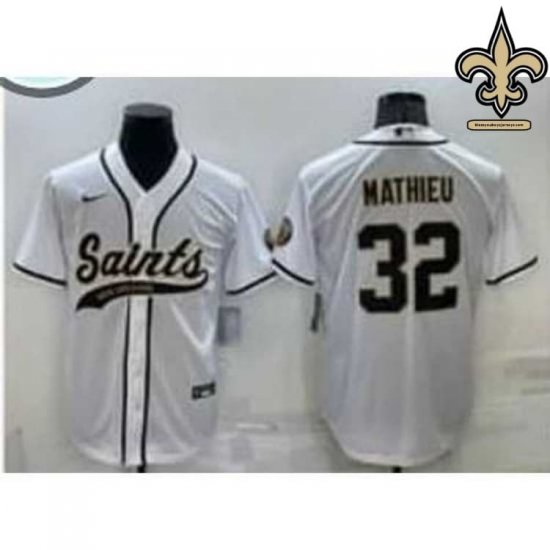 Sublimated Design Mathieu #32 Legendary Player Collection - New Orleans Saints Sir Saint Super Bowl Bound