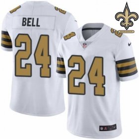 Twill Embroidered New Orleans Saints Who Dat Jersey #24 - Bell Pro Bowl Edition Twill Embroidered New Orleans Saints Who Dat Jersey #24 - Bell Pro Bowl Edition