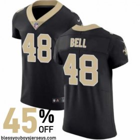 Authentic Pro-Fit Bell #48 Who Dat Nation Replica Jersey - New Orleans Saints Team Official