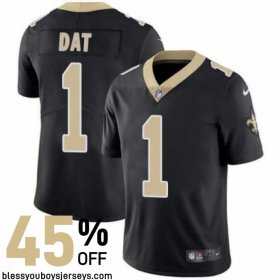 Twill Embroidered New Orleans Saints vs Atlanta Falcons Authentic Jersey #1 | 2025