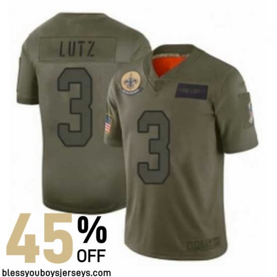 Lutz #3 Who Dat Nation Game-Worn Jersey - New Orleans Saints Club Special