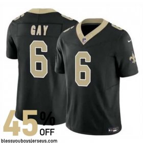 Reinforced Stitching Gay #6 Player Edition - New Orleans Saints Sir Saint Super Bowl Bound
