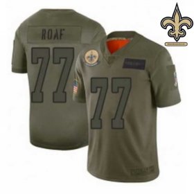 Authentic Pro-Fit New Orleans Saints Who Dat Jersey #77 - Roaf Fan Favorite Edition