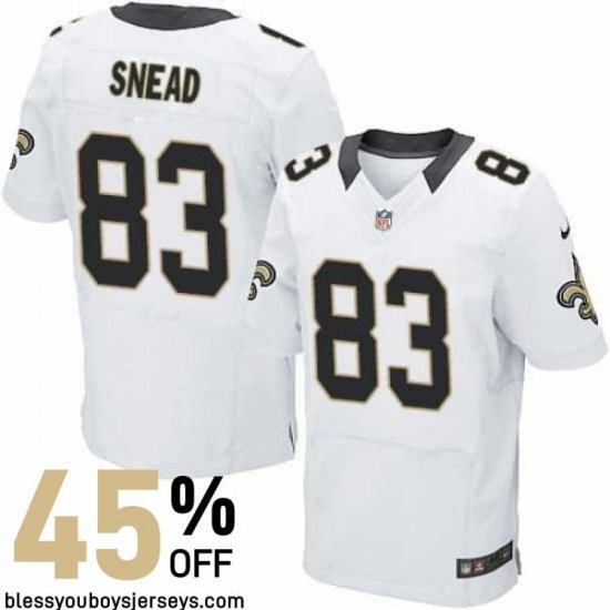 Mesh Breathable New Orleans Saints Who Dat Jersey #83 - Snead Fan Favorite Edition