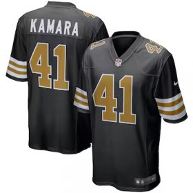 Alvin Kamara Saints #41 Alternate Game Jersey - Black #41Kamara Most Popular in Men Jerseys Alvin Kamara Saints #41 Alternate Game Jersey - Black #41Kamara Most Popular in Men Jerseys