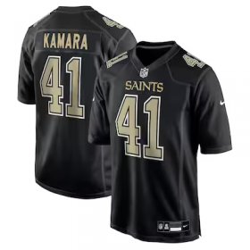 Alvin Kamara Saints #41 Fashion Game Jersey - Carbon Black #41Kamara Most Popular in Men Jerseys Alvin Kamara Saints #41 Fashion Game Jersey - Carbon Black #41Kamara Most Popular in Men Jerseys
