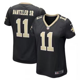 Cameron Dantzler Sr Saints #11 Women's Game Jersey - Black #11Dantzler Most Popular in Women Jerseys