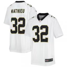 Tyrann Mathieu Saints #32 Youth Game Jersey - White (1) #32Mathieu Most Popular in Youth Jerseys